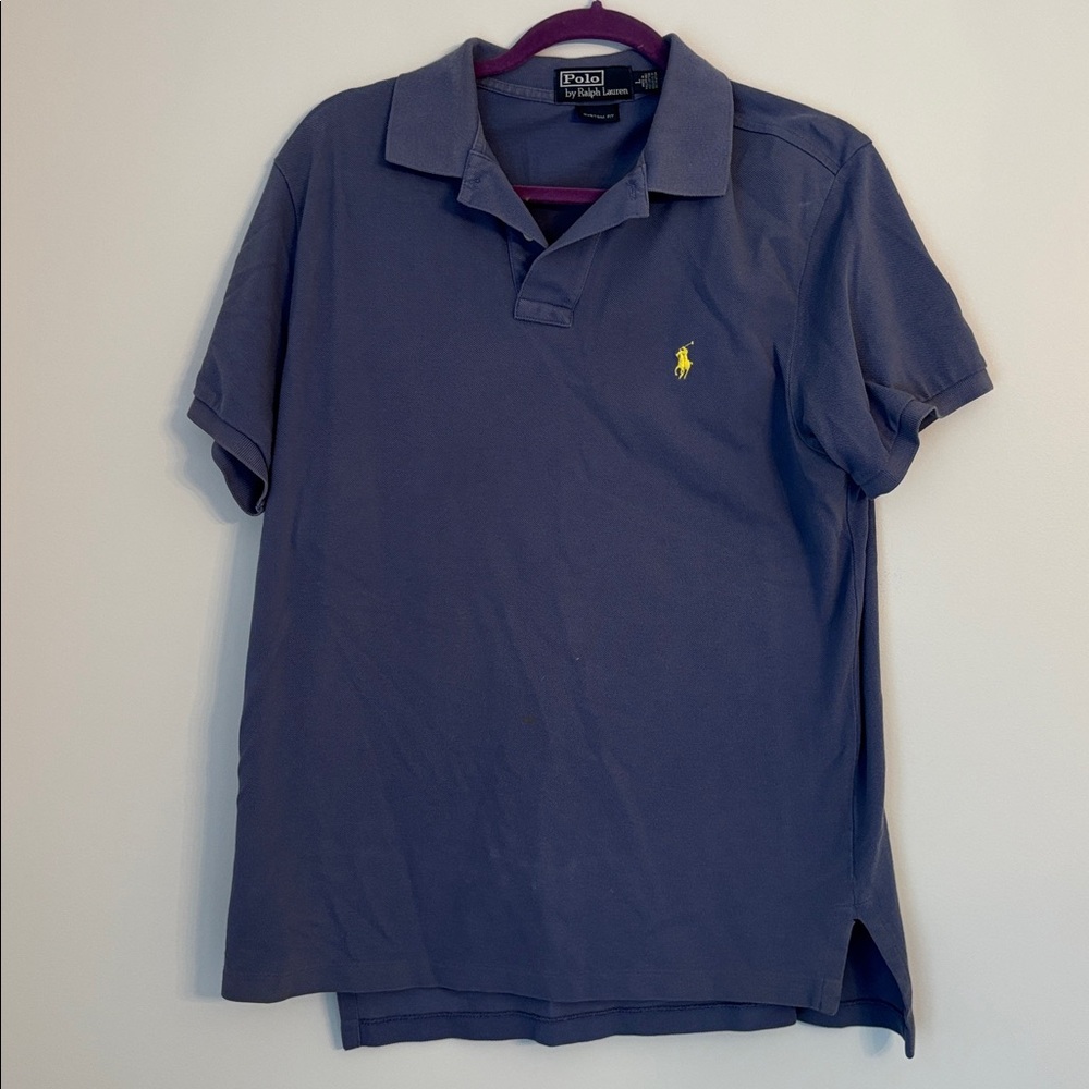 Polo Ralph Lauren Blue Custom Fit Polo Shirt